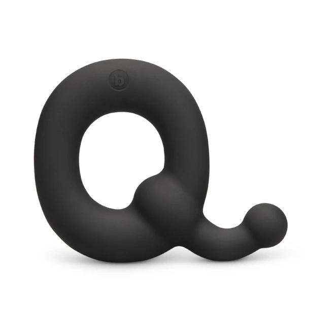 b-Vibe Flex Ring Tap 23mm Ultra Soft Silicone Cock Ring with Pull Tab Black