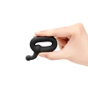 b-Vibe Flex Ring Tap 23mm Ultra Soft Silicone Cock Ring with Pull Tab Black
