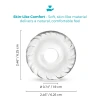 b-Vibe Stretch-Tech Drive Ultra Stretchy TPE Cock Ring Clear