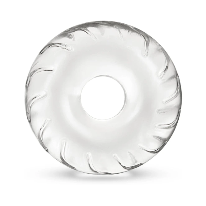 b-Vibe Stretch-Tech Drive Ultra Stretchy TPE Cock Ring Clear
