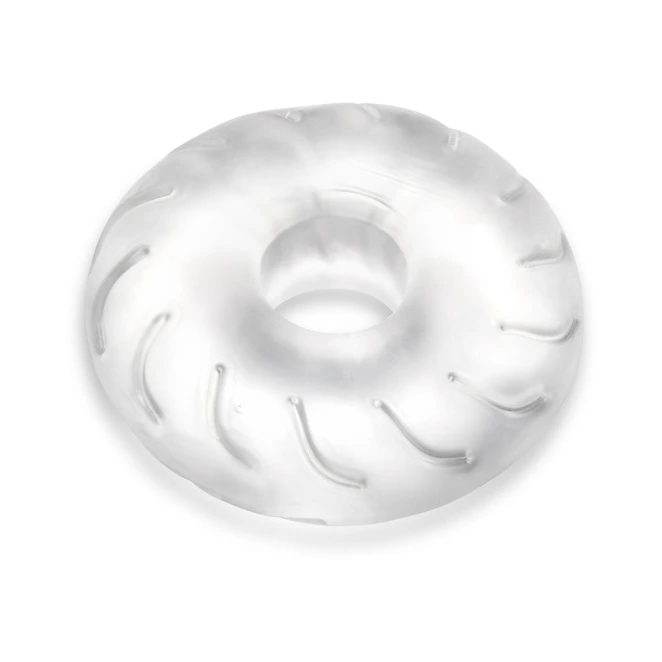 b-Vibe Stretch-Tech Drive Ultra Stretchy TPE Cock Ring Clear