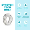 b-Vibe Stretch-Tech Bolt Ultra Stretchy TPE Cock Ring Clear