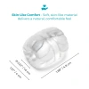 b-Vibe Stretch-Tech Barrel 16mm Ultra Stretchy Cock Ring and Ball Stretcher Clear