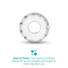 b-Vibe Stretch-Tech Barrel 16mm Ultra Stretchy Cock Ring and Ball Stretcher Clear