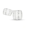 b-Vibe Stretch-Tech Double Barrel Ultra Stretchy Cock Ring and Ball Stretcher Clear