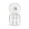 b-Vibe Stretch-Tech Double Barrel Ultra Stretchy Cock Ring and Ball Stretcher Clear