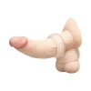 b-Vibe Stretch-Tech Double Barrel Ultra Stretchy Cock Ring and Ball Stretcher Clear