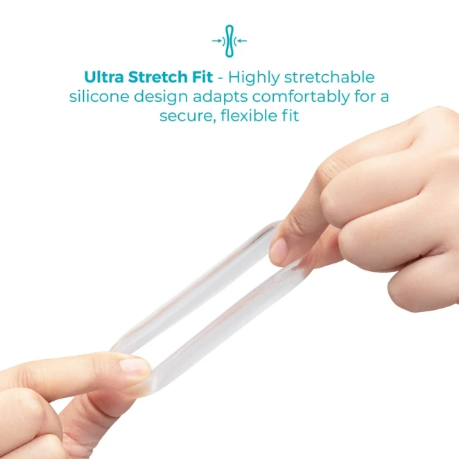 b-Vibe Stretch-Tech Choke 23mm Ultra Stretchy Cock Ring Clear