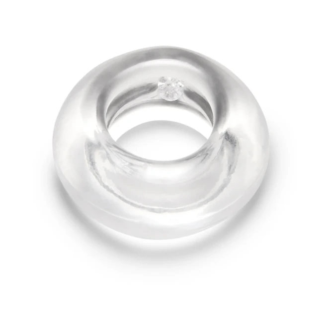b-Vibe Stretch-Tech Choke 23mm Ultra Stretchy Cock Ring Clear
