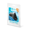 qb-Vibe Flex Ring Shaft Ultra Soft Silicone Cock Ring with Shaft Sleeve and Ball Stretcher Black