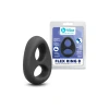 b-Vibe Flex Ring Eight Super Soft Silicone Cock and Ball Ring Black