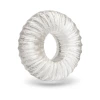 b-Vibe Stretch-Tech Swirl Ultra Stretchy TPE Cock Ring Clear