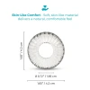 b-Vibe Stretch-Tech Swirl Ultra Stretchy TPE Cock Ring Clear