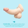 b-Vibe Stretch-Tech Swirl Ultra Stretchy TPE Cock Ring Clear