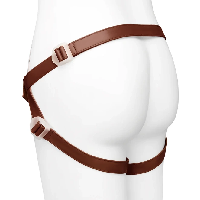 Together Tones NudeFit FlexCurv Strap-On Harness Dark