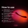 LELO BOOMERANG Dual-Ended Luxury Vibrator Cerise