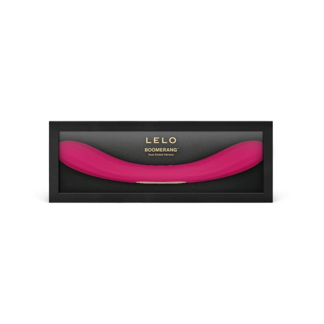 LELO BOOMERANG Dual-Ended Luxury Vibrator Cerise