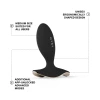 LELO Surfer 2 App-Controlled Anal Vibrating Plug Black