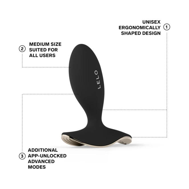 LELO Surfer 2 App-Controlled Anal Vibrating Plug Black