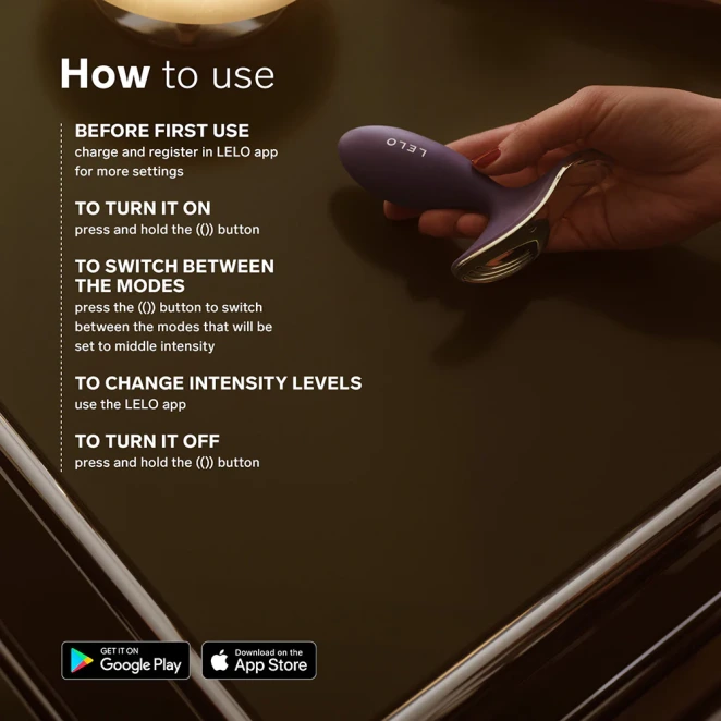 LELO Surfer 2 App-Controlled Anal Vibrating Plug Black