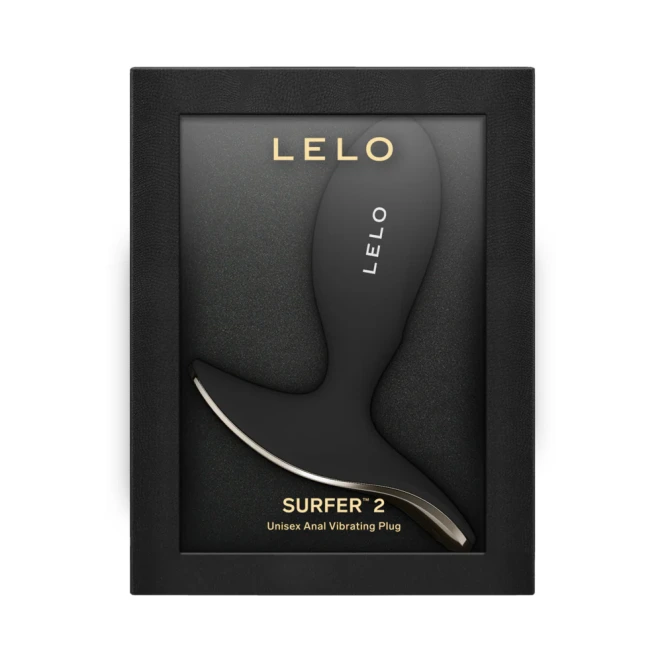 LELO Surfer 2 App-Controlled Anal Vibrating Plug Black