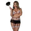 Magic Silk Sexy Time Frills & Thrills French Maid Costume Black