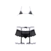 Magic Silk Sexy Time Frills & Thrills French Maid Costume Black