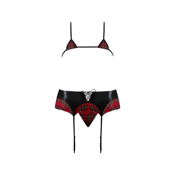 Magic Silk Sexy Time Oral Exam Scholar Costume Red