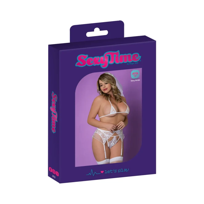 Magic Silk Sexy Time Ever After Bride Costume White