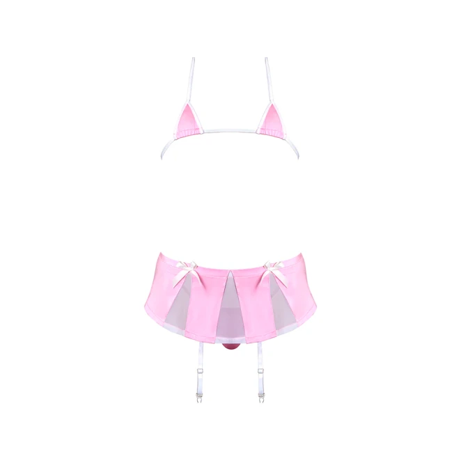 Magic Silk Sexy Time Half Time Honey Cheerleader Costume Pink