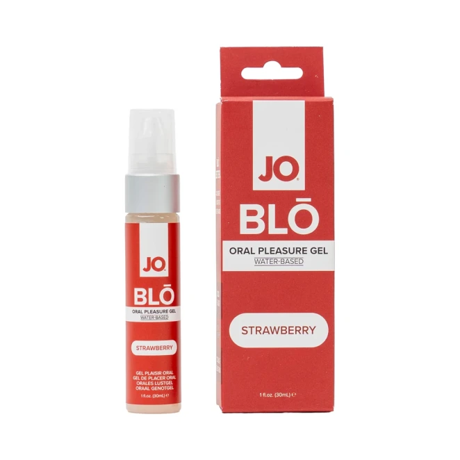 JO Blo Strawberry Oral Pleasure Gel 1 oz.