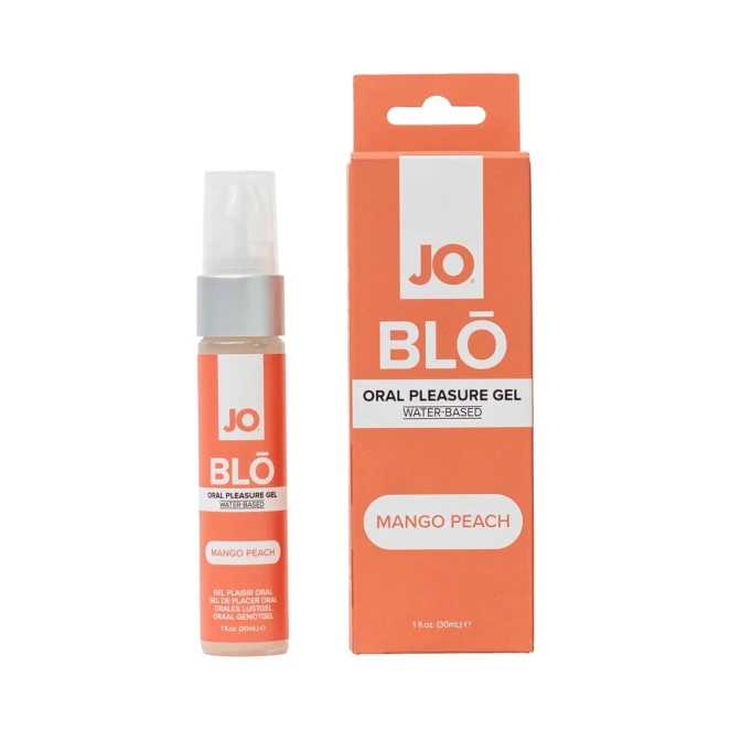 JO Blo Mango Peach Oral Pleasure Gel 1 oz.