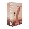 7 Inch RealRock Ultra Realistic Dual Density Silicone Curved Dildo Tan