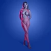Fantasy Lingerie Glow Want It All Reversible Bodystocking & Rhinestone Pasties