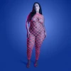 Fantasy Lingerie Glow Want It All Reversible Bodystocking & Rhinestone Pasties