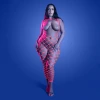 Fantasy Lingerie Glow Want It All Reversible Bodystocking & Rhinestone Pasties