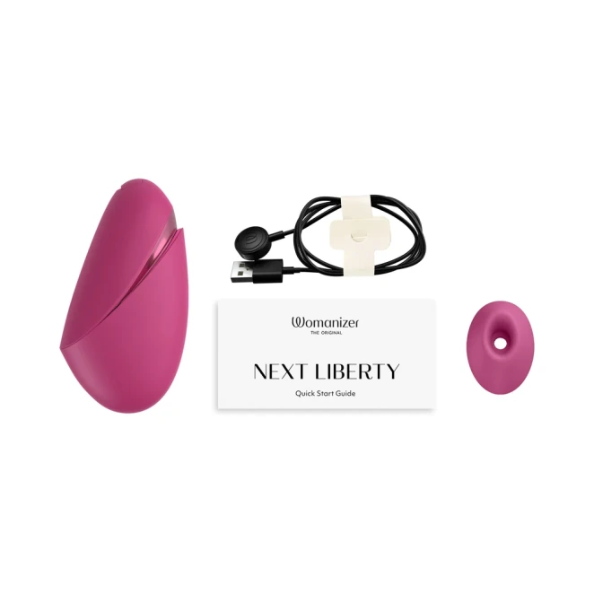 Womanizer Next Liberty Vibrant Pink Clitoral Suction Stimulator