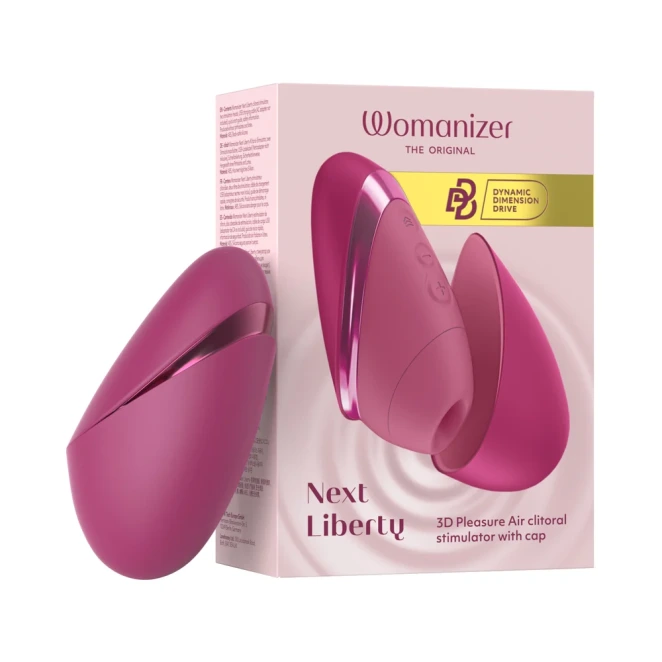 Womanizer Next Liberty Vibrant Pink Clitoral Suction Stimulator