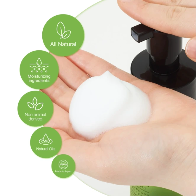 Iroha Bergamot & Bitter Orange Intimate Foam Wash 5 oz.