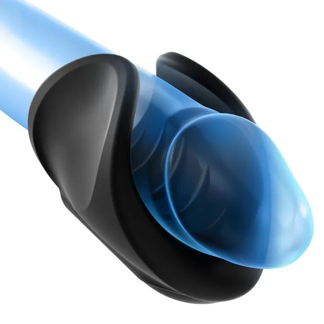 Man.Wand Starter Vibrating Silicone Masturbator Black