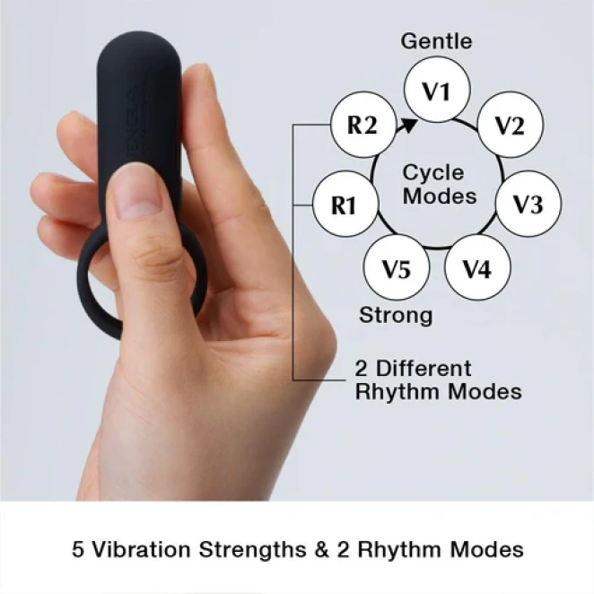 TENGA SVR Smart Vibe Ring Rechargeable Vibrating Cock Ring