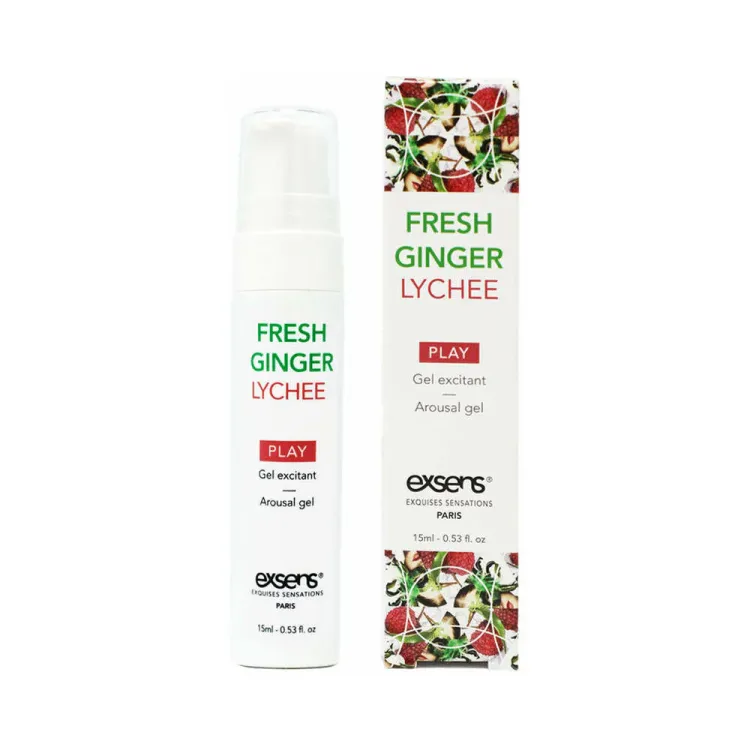 Exsens Arousal Gel Fresh Ginger Lychee 0.5 oz. Exsens Arousal Gel Fresh Ginger Lychee 0.5 oz.