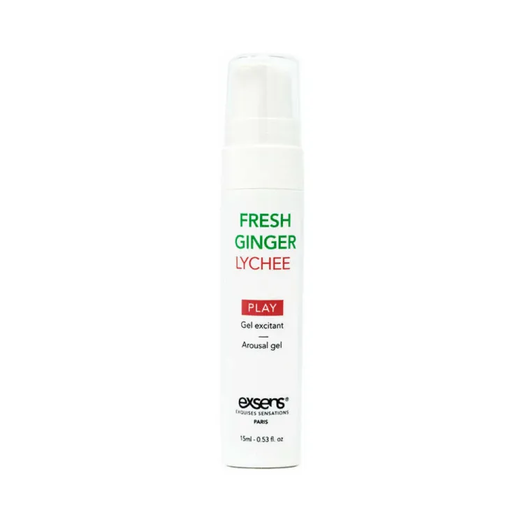 Exsens Arousal Gel Fresh Ginger Lychee 0.5 oz. Exsens Arousal Gel Fresh Ginger Lychee 0.5 oz.
