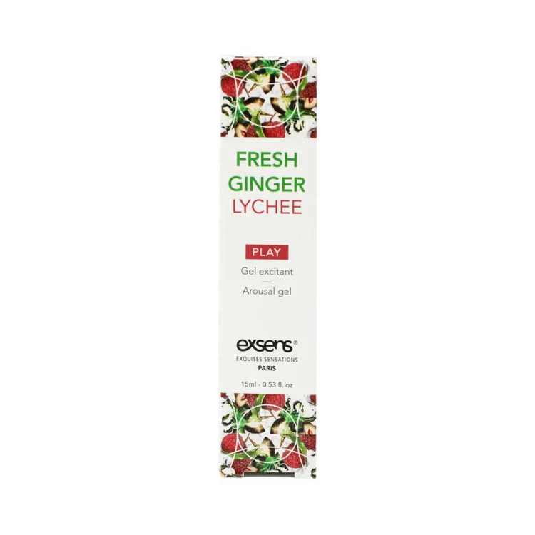Exsens Arousal Gel Fresh Ginger Lychee 0.5 oz. Exsens Arousal Gel Fresh Ginger Lychee 0.5 oz.
