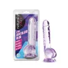 8 in. Realistic Dildo with Balls Amethyst 8 in. Realistic Dildo with Balls Amethyst