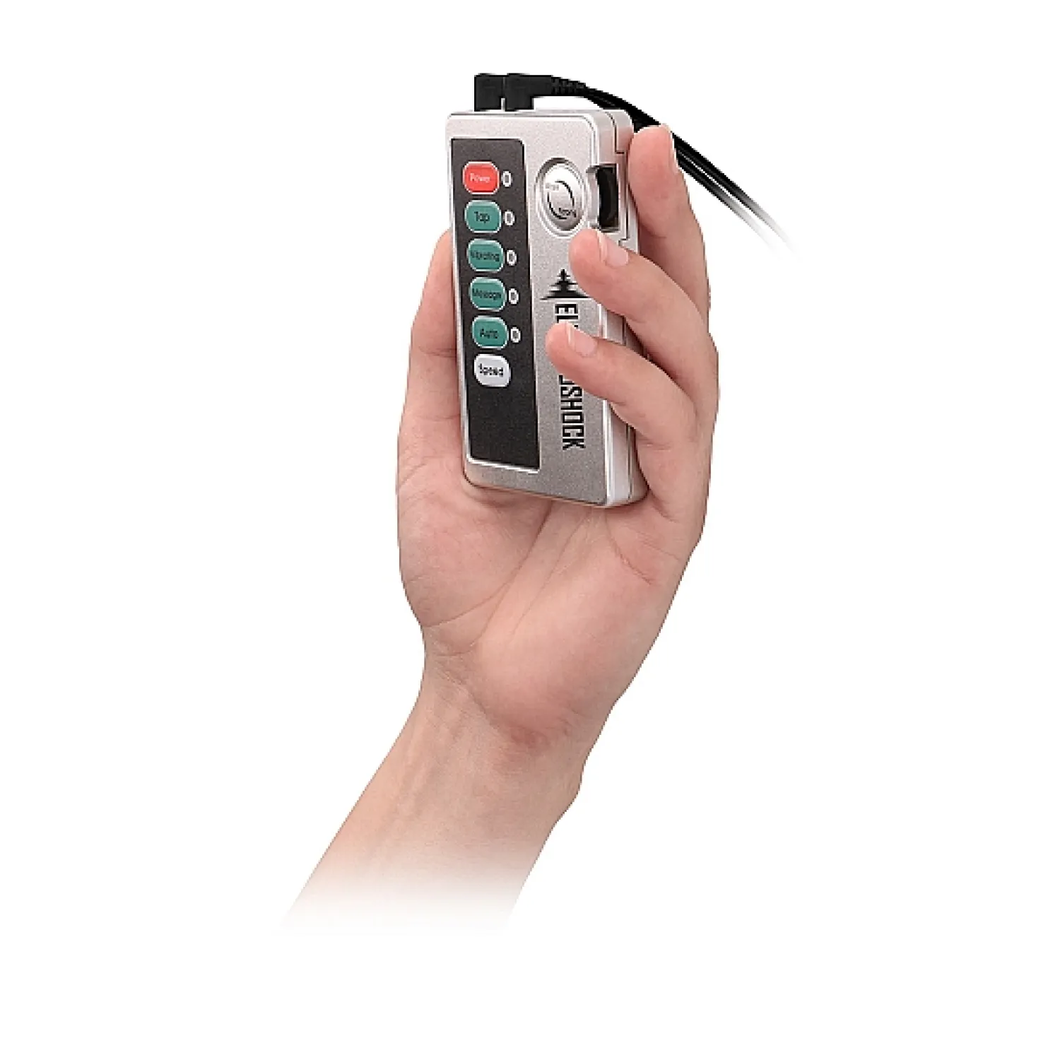 ElectroShock Remote-Controlled E-Stimulation Nipple Suckers White