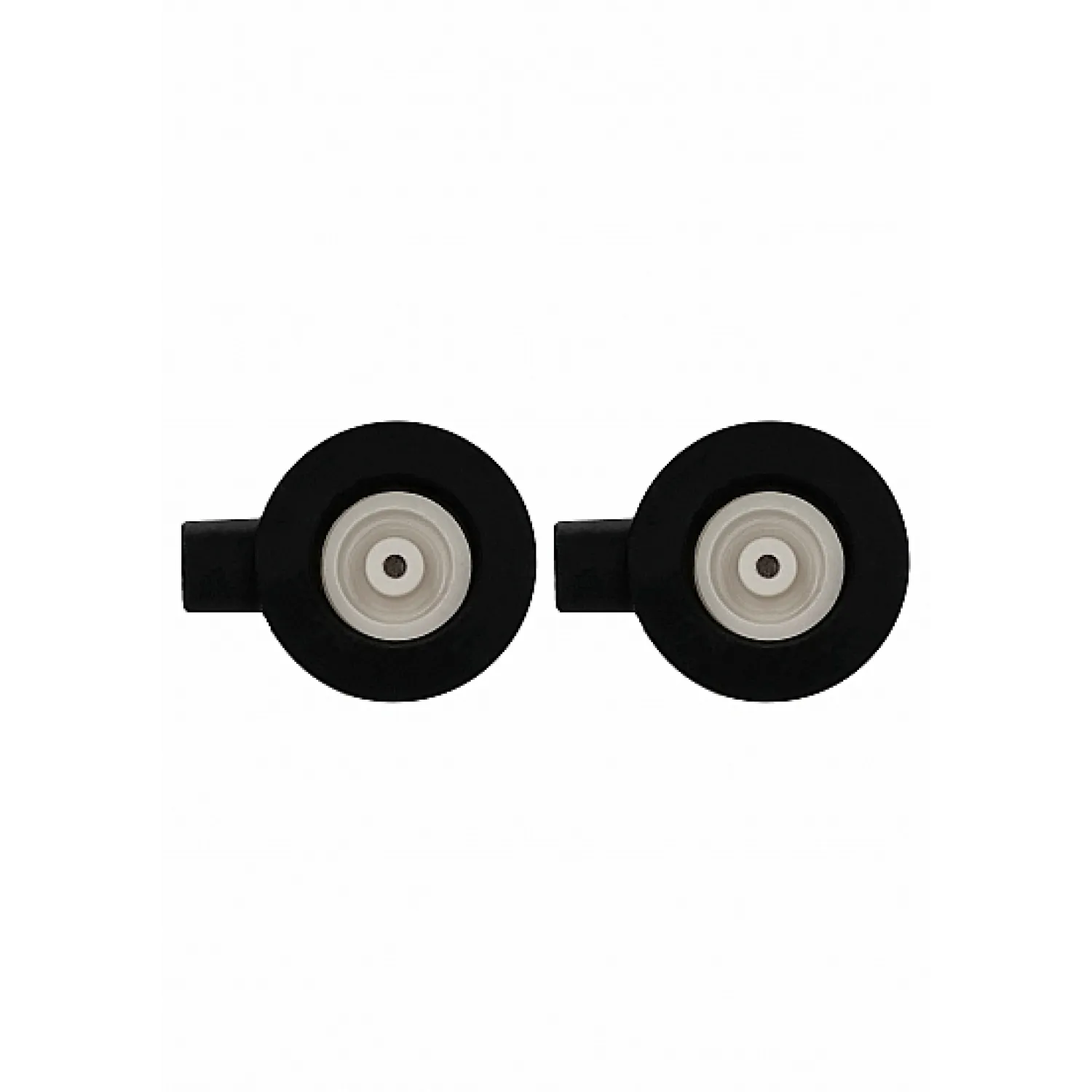 ElectroShock Remote-Controlled E-Stimulation Nipple Suckers White