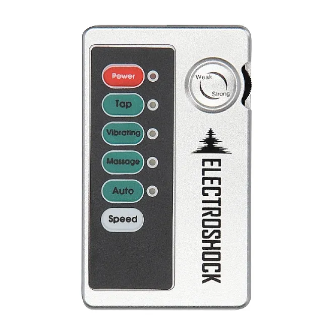 ElectroShock Remote-Controlled E-Stimulation Nipple Suckers White