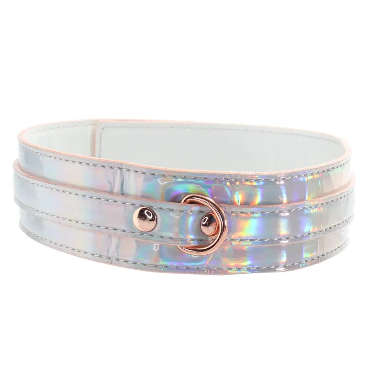Cosmo Bondage Collar & Leash Rainbow Cosmo Bondage Collar & Leash Rainbow