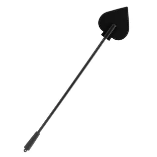Silicone Spade Crop Black